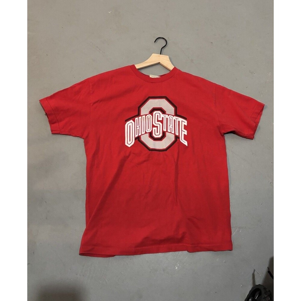 Vintage Ohio State Steve and Barry Graphic T Shirt - Men’s Large Red Y2K